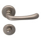 Draco Interior Door Handles - WC, Matt Nickel