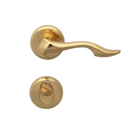 Дръжка за врати Делфин - за WC, злато