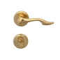 Dolphin Interior Door Handles - WC, Gold Dolphin Interior Door Handles - WC, Gold