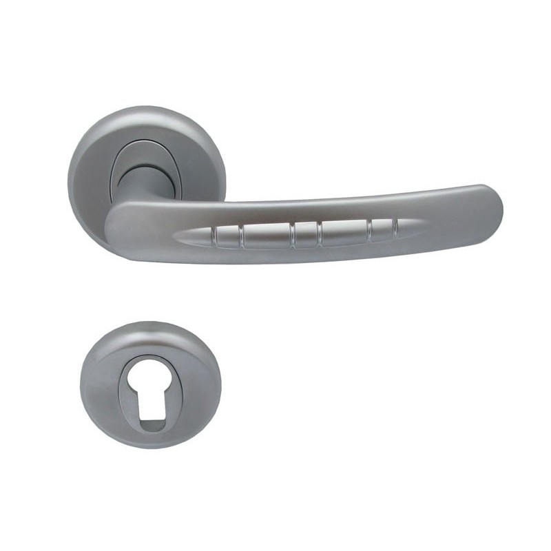 Cobra Interior Door Handles - For Cylinder, Matt Chrome