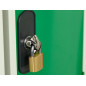 Brass padlock Yale