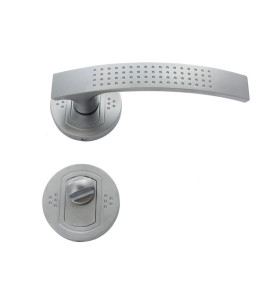 Argus Door Handle - For WC, Matte Chrome