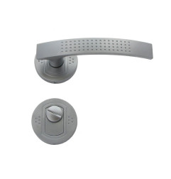 Argus Interior Door Handles - WC, Matt Chrome