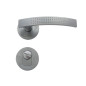 Argus Interior Door Handles - WC, Matt Chrome