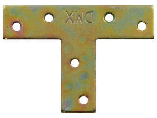 Т-образна плоска метална планка KT - 70 х 50 х 16 мм