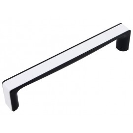 Nomet TWIX Furniture Handle - 160 mm, Black-White