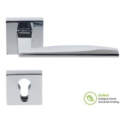Forme Fashion Modena Interior Door Handles - For Cylinder, Polished Chrome