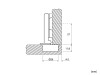 Furniture Hinge - 26 mm, Full overlay, Scheme