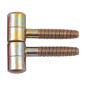 Screw Door Hinge - 16 mm, Zinc Yellow