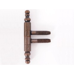 Decorative Screw Door Hinge - 9 mm, Bronze