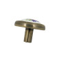 KAMA 3350 Retro Furniture Handle - Blue Flower, With Screw