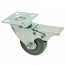 GTV BQ08-S Ball-bearing Castor With Plate And A Brake - ∅50 mm