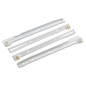 KAMA Roller Drawer Slides - 400 mm, White, Pair