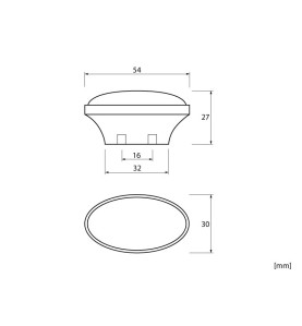 MD-0042 Retro Furniture Handle - scheme