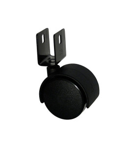 Furniture Castor For Wood Panels - 50 mm