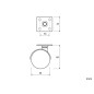 KAMA PZ 50 Furniture Castor With Plate And Brake - ∅50 mm