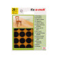 Self-adhesive Felt-gliders Fix-o-moll - ∅17 mm, 20 pcs, Brown Self-adhesive Felt-gliders Fix-o-moll - ∅17 mm, 20 pcs, Brown