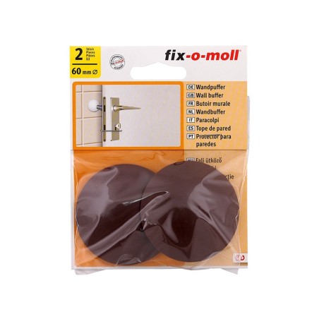 Самозалепващ буфер за врата Fix-o-moll - кафяв
