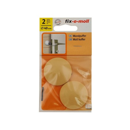 Самозалепващ буфер за врата Fix-o-moll - ф40 мм, Бежов