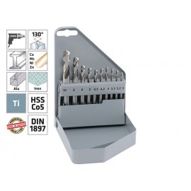 Alpen HSS Cobalt KM PZ 10 Drill Bits Set