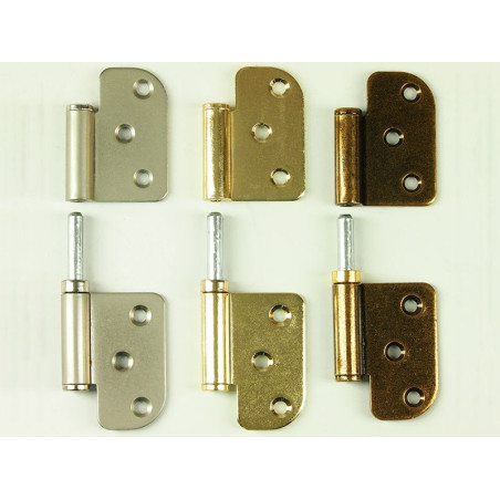 Non-directional Steel Hinge - Gold