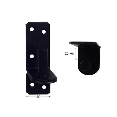 ZP Hinge Pin For Gate Strap - 25 mm, ∅16 мм, Black