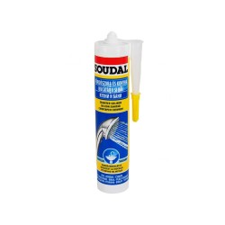 Санитарен силикон за кухни, бани и влажни помещения Soudal - 300 мл, Прозрачен