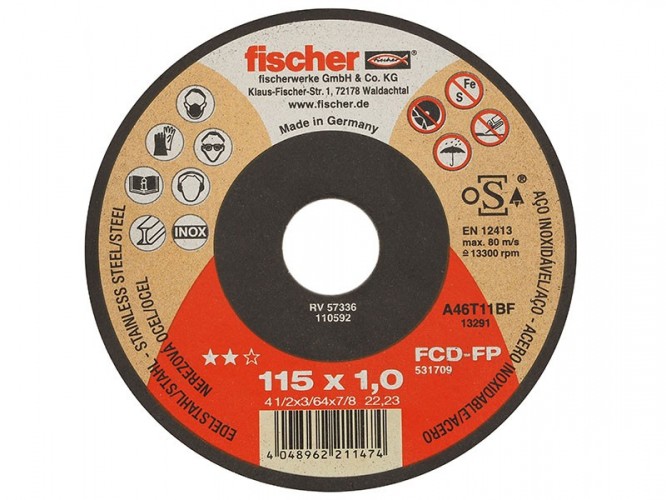 Fischer FCD-FP Profi Cutting Disc - 115 x 1.0 mm
