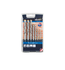 Комплект свредла за плътни тухли и естествен камък Alpen Long Life TSS 5