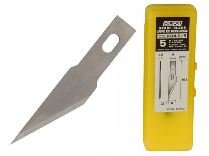 Резци (режещи пластини) за хоби арт ножове OLFA KB4-S/5