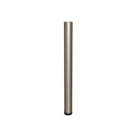 Metal Adjustable Furniture Leg - 710 mm, Satin