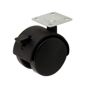 KAMA Furniture Castor With Plate And Brake - ∅50 mm
