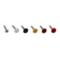 Plastic Caps For Furniture Screws - Oak, PZ 2/PH 2