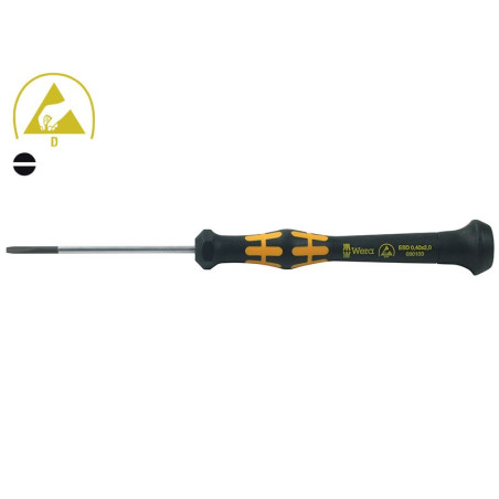 Права мини отвертка за телефони и компютри Wera Kraftform Micro 1578 A - 0.40 х 2.0 мм