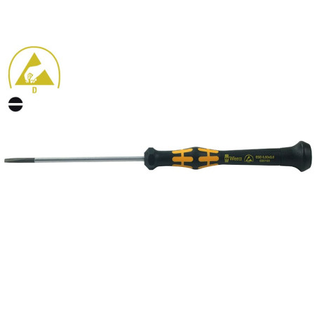 Права мини отвертка за телефони и компютри Wera Kraftform Micro 1578 A - 0.50 х 3.0 мм