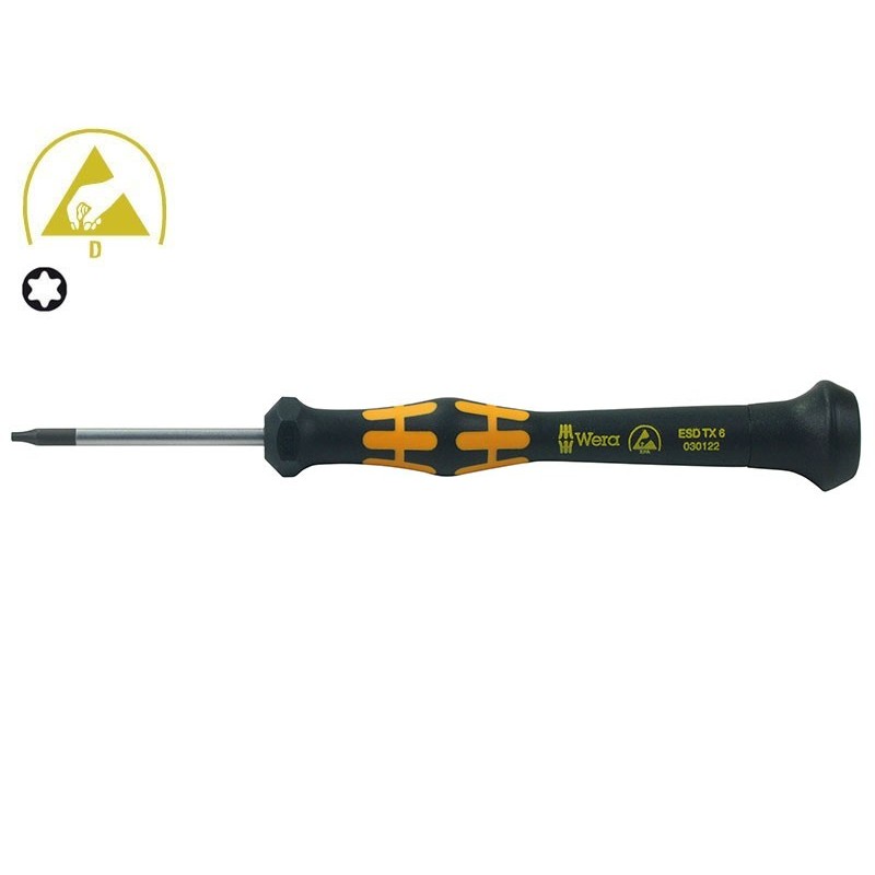Мини отвертка за телефони и компютри Wera Kraftform Micro 1567 - TX 6