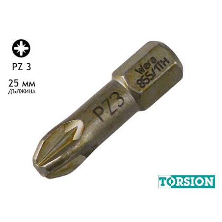 Wera 855/1 TH Bit - 25 mm, PZ 3