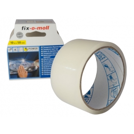 Fix-o-moll All-weather Repair Power Tape - 10 m х 50 mm, Transparent