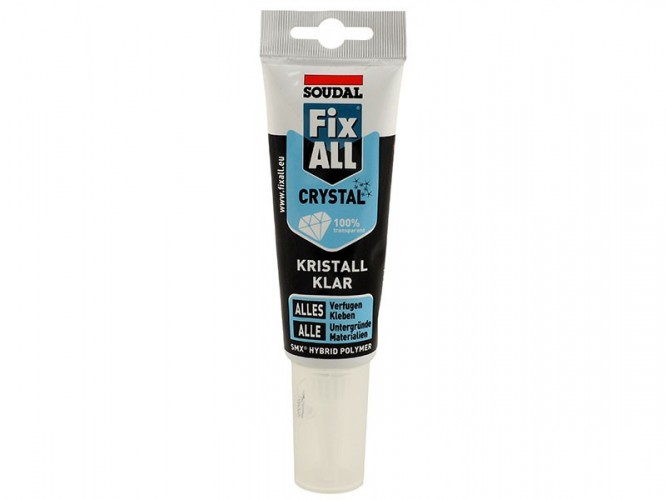 Soudal Fix All Crystal Clear Sealant Adhesive - 125 ml
