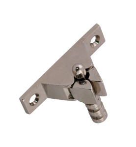 Metal Door Stopper With Locking Mechanism - Chrome