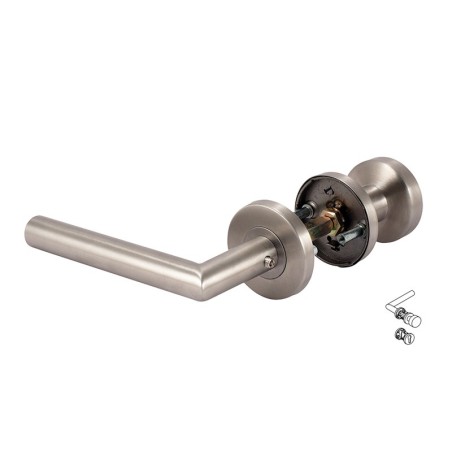 Dormakaba Pure 8906 Interior Door Handle With Knob - For Cylinder, Inox, Left