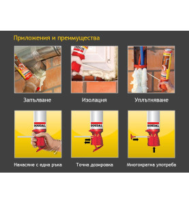 Soudal Genius Gun Polyurethane Handwork Foam