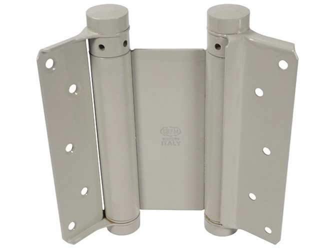 IBFM Double Acting Spring Hinges Set - 150 mm, Powder coated, Up to 40 kg doors