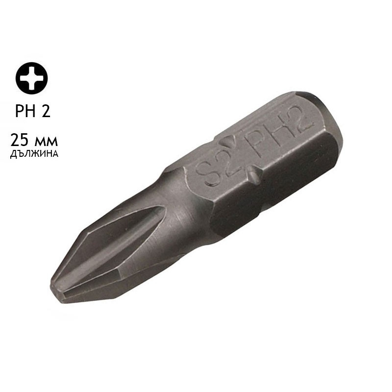 KAMA Screwdriver Bit - 25 mm, PH 2