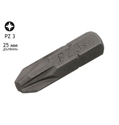 KAMA PZ Screwdriver Bit - PZ 3, 25 mm