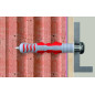 Fischer DUOSEAL Universal Plugs With Screw - 6 x 38 mm S PH TX A2