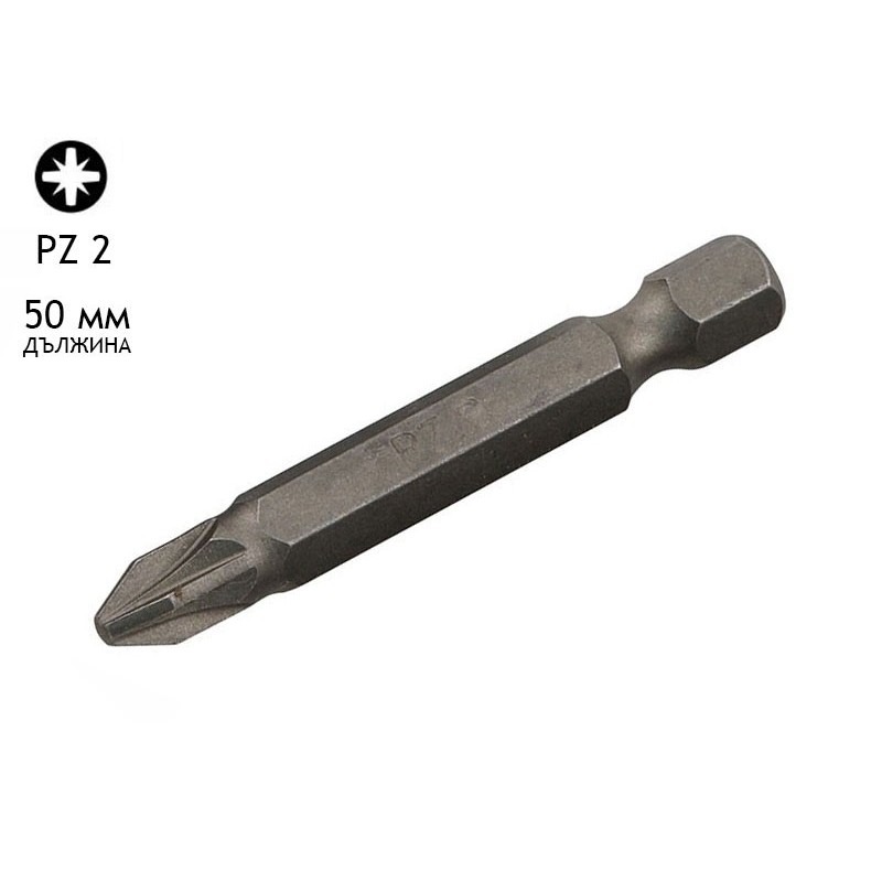 KAMA Screwdriver Bit - 50 mm, PZ 2
