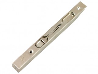 IBFM Flush Bolt With Staple For Wooden Doors - 150 mm, Nickel