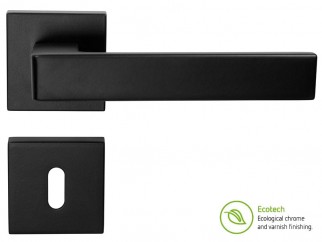 Дръжки за интериорни врати Forme Fashion Asti - Обикновен ключ, Черен мат