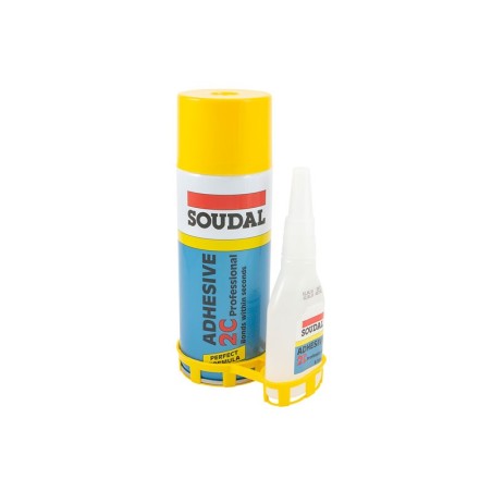 Soudal 2C Professional Fast Adhesive Set Actıvator & Glue - 100 g + 400 ml